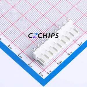 XD-VH-9A9W Wire-to-Board Pin Header Bent Lead Through Hole,P=3.96mm Connector 1x9P 3.96mm Right Angle Insert VH - Product Image 1