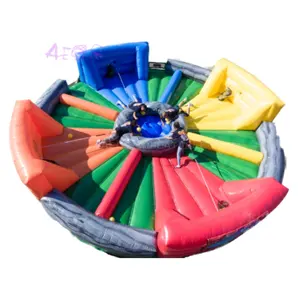 Trẻ em và người lớn chơi bungees chạy thể thao Inflatable đói hà mã Chow xuống trò chơi để bán