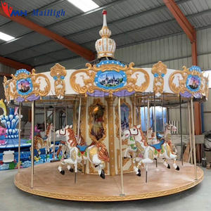 Modernos Equipamentos de Playground Carrossel Rotunda Do Balanço Do Cavalo Do Carrossel Merry Go Round - Product Image 6