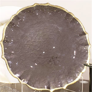 Platos de Presentación de Vidrio Dorado y Plateado, Nuevo Diseño 2019 - Product Image 5