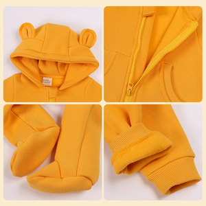 Tutina in Maglia con Cappuccio 0-12 3-6 6-9 9-12 6-12 Mesi Pigiama Intero <span class=keywords><strong>per</strong></span> Neonati Abbigliamento Invernale <span class=keywords><strong>per</strong></span> Bambini 0-3 Mesi - Product Image 3