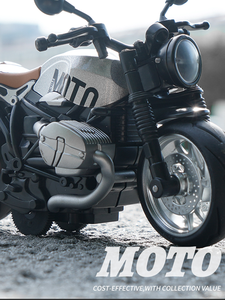 Modellino di Moto in Lega 1:12, Alta Precisione, Miniatura in Metallo da Collezione, Funzionamento a Batteria con Retrocarica per Bambini - Product Image 6