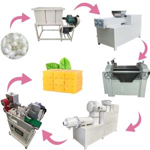 El mejor proveedor de máquinas en China 2025 Línea de producción de barras de jabón de alta capacidad Construcción de acero inoxidable estándar GMP - Product Image 1