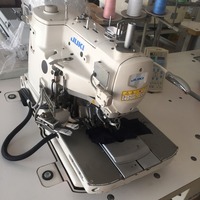 Machine à coudre industrielle informatisée Juki 3200S d'occasion pour boutonnières, blanche, 220V, garantie 1 an, bon état