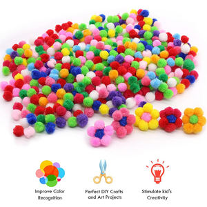 Pompon Morbidi per Bambini Fai-da-Te, Palline di Peluche Soffici per Decorazioni Natalizie, Pom Pom da 20mm per Artigianato e Forniture per Cucito - Product Image 4