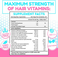 Gomitas de Colágeno con Biotina para el Crecimiento del Cabello, Vitaminas, 200g, Marca Friend