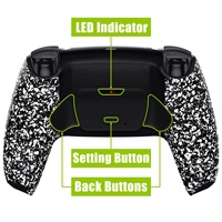 Kit de remapping EXtremeRate Rise 2.0 en caoutchouc blanc pour manette PS5 BDM 010 & BDM 020