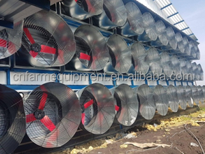Ventilador Cónico de Aspas Rojas de Alta Calidad, Multifuncional, de 50 Pulgadas/54 Pulgadas, para Uso en Granjas Avícolas, Porcinas y Agrícolas - Product Image 4