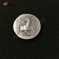Anciennes pièces Antique Logo personnalisé Metal Challenge Cheap Metal Greek Deer Coins