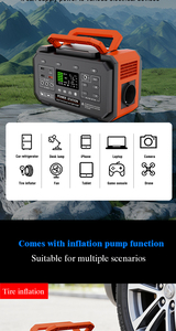 Poforce 300W Solar & Car Portable Power Station 110V/220V Outdoor <b>Camping</b> Pure Sine Wave AC System With Jump A3 300W Pure Sine W - Product Image 3
