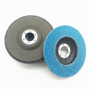 Disk Abrasif Zirkonia Biru 100 Flap <span class=keywords><strong>Disc</strong></span> untuk Penggiling Sudut Logam dan Baja Tahan Karat, untuk Pengamplasan & Pemolesan - Product Image 5