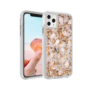 Étui de téléphone personnalisé en époxy avec fleurs réelles et colle coulante pour <span class=keywords><strong>iPhone</strong></span> <span class=keywords><strong>12</strong></span> et <span class=keywords><strong>12</strong></span> Pro Max - Matériel TPU+PC, étanche - Product Image 3