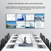 8X8 4K30Hz 3.5Mm Fungsi Pemisahan Audio Hdmi1.4 Hdcp1.4 Pengalih Matriks Hdmi Pengalih Matriks Hdmi