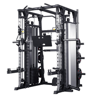 Rack d'alimentation multifonctionnel pour machine Smith à usage intensif pour salle de sport commerciale