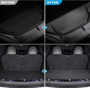 <span class=keywords><strong>HANSSHOW</strong></span> Tapis de sol pour Tesla Model X 2022-23, 7 places, Premium, toutes saisons, anti-.. - Product Image 6