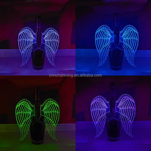 Richshining - Alas de Mariposa Luminosas de Acrílico que Brillan en la Oscuridad, Decoración para Botellas, Bodas, Conciertos, Fiestas, Eventos, Recuerdos para Fiestas Brillantes - Product Image 6