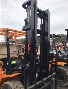 TCM utilisé 5 tonnes chariot élévateur TCM FD50 Diesel chariot élévateur moteur pompe forte Dimensions techniques ventes ISO - Product Image 2