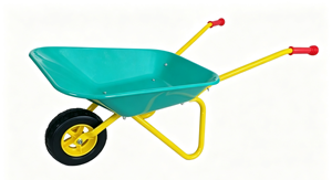 Kids Metal Wheelbarrow Toy Cart Outdoor Garden <b>Trolley</b> Solid Wheel Children Push Cart OEM Custom - Product Image 3