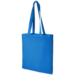 Borsa della spesa in cotone media 30-50 cm con manico superiore lungo, blu, per la spesa, Italia - Product Image 1