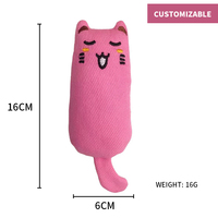 Fabricants de jouets sonores personnalisés en peluche pour chat et chien, fournitures pour chat mordant les dents, jouets pour chien
