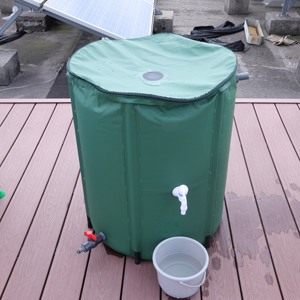 Réservoir de pluie en plastique sécurisé 200L, poche à eau pliable pour la collecte d'eau en extérieur - Product Image 5