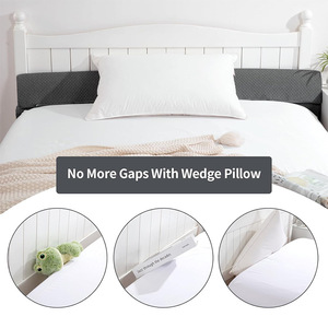 Du Babo Triangular Lumbar Support Pillow Sponge Filling Washable <b>Bed</b> Headboard Cushion Reading Rest Pillow - Product Image 4