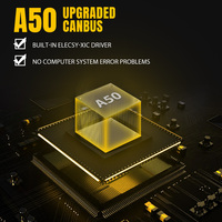 Ampoules de phare LED A50 H1 H3 H7 H8/H11 H4 9005 9006 9012 5202 H13 9007 Canbus 9-60V 55W 6500K Blanc 4300K Jaune pour voiture/camion