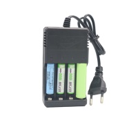 Chargeur USB HWD HD-4880A à quatre emplacements 1,2V/1,5V 800mA avec arrêt automatique pour appareils photo, compatible piles AAA Ni-MH et Ni-Cd