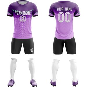 Maillot de football personnalisé unisexe à col en V, sublimé, 180g, anti-transpiration, vêtements de sport avec nom et numéro personnalisés - Product Image 3
