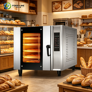 Horno de Convección Comercial de 10 Bandejas de Acero Inoxidable 304 con Control Digital, Horno de Panadería para Pan, Pastel, Pizza, Gran Capacidad - Product Image 3