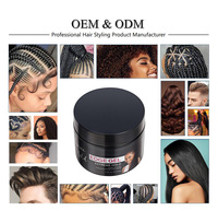 Gel Coiffant pour Tresses 140g Sans Alcool, Gel Fixateur Bords Anti-Frisottis, Tenue Extrême, Tendance Féminine Révolutionnaire