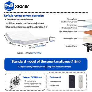 Matelas électrique intelligent réglable en gros avec moteur silencieux, angles personnalisables, soulagement de la fatigue pour les maisons de retraite et les soins aux personnes âgées - Product Image 5