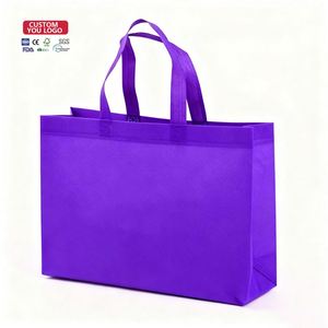ถุงผ้าช้อปปิ้งพับได้หลายสี พิมพ์โลโก้ได้ตามต้องการ  ถุงผ้า PP ไม่ถักทอ - Product Image 1