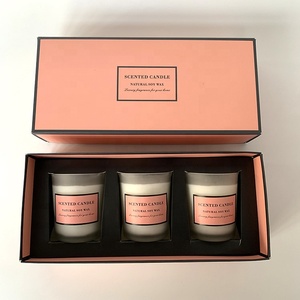 Custom Made <strong>Cheap</strong> Fashion Premium Grade Aroma <strong>Candle</strong> in Gift Set - Product Image 5