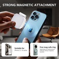 Lampe d'appoint portable à clip avec miroir, anneau lumineux magnétique pour selfie, compatible MagSafe iPhone