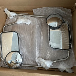 Espejo Retrovisor Lateral Cromado para <span class=keywords><strong>Caravana</strong></span> Urvan Bus E24, Soporte de Acero, Accesorios de Galvanoplastia - Product Image 4