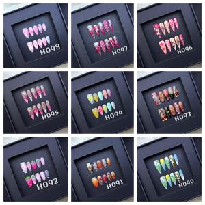 Ensemble de faux ongles extra longs en gros, plus de 50 designs simples, durables et personnalisables, protection d'ongles réutilisable, faux ongles personnalisés - Product Image 3