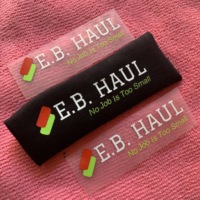 Impression d'étiquette de transfert thermique de tailles de lavage de 4 couleurs, étiquette de transfert de presse à chaud de logo d'entreprise pour collier