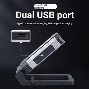 Lampe de travail LED magnétique (rechargeable, mode d'avertissement, utilisation automobile/extérieure) - Product Image 4