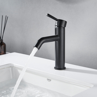 Robinet de lavabo classique en laiton chromé de haute qualité Momali Factory, monocommande eau chaude/froide, pour usage hôtelier, avec cartouche céramique