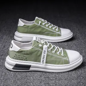 Zapatillas de Moda para <span class=keywords><strong>Hombre</strong></span>, Verano 2026, <span class=keywords><strong>Suela</strong></span> de <span class=keywords><strong>Goma</strong></span>, Diseño Casual, Lona, con Logotipo Personalizado - Product Image 1
