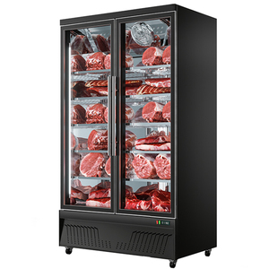 Professional Powerful <b>Freezer</b> 650L 2-Door Customizable Automatic Defrost Air Cooling Showcase Beef Store - Product Image 1