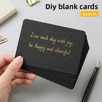 Cartes vierges en carton pour créations DIY, marque-pages à gribouiller, notes adhésives pour messages, flashcards de vocabulaire – Produit très demandé, design esthétique, Chine