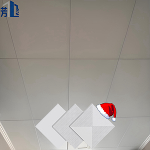 Aluminum <strong>PVC</strong> Glossy Panel Ceiling TilesFireproof Waterproof Class Smoke-Proof Heat Resistant <strong>Mould</strong>-Proof Interior Bathroom Mall - Product Image 1