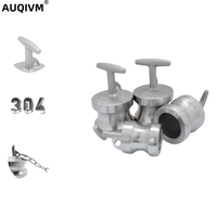 AUQIVM 304 connecteur rapide haute pression en acier inoxydable DP cloison mâle usage industriel résistant à la Corrosion