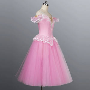 <span class=keywords><strong>Tutu</strong></span> de ballet rose long et romantique pour femmes et filles, vêtements de performance professionnels - Product Image 2