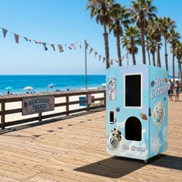 LE VENDING LE1010A Machine à glace molle automatique avec mode nuit, avec réservoir de 18 L, capacité de 200 tasses