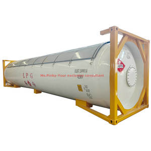 Conteneur-citerne ISO T75 <span class=keywords><strong>de</strong></span> 20 pieds ou 40 pieds pour le stockage <span class=keywords><strong>de</strong></span> GPL liquide, 51,5 m³, <span class=keywords><strong>transport</strong></span> routier et maritime, conteneur-citerne ISO - Product Image 2