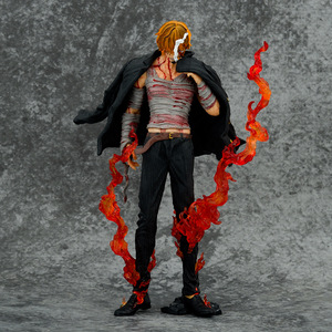 Venta al por mayor para una pieza Anime <span class=keywords><strong>figura</strong></span> modelo personaje japonés <span class=keywords><strong>Sanji</strong></span> en baño de sangre ornamento artesanías Material de PVC - Product Image 2