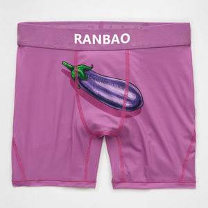 Modelli personalizzati che vendono con Design unico stampe di frutta divertente <span class=keywords><strong>boxer</strong></span> da uomo biancheria intima traspirante su misura - Product Image 4